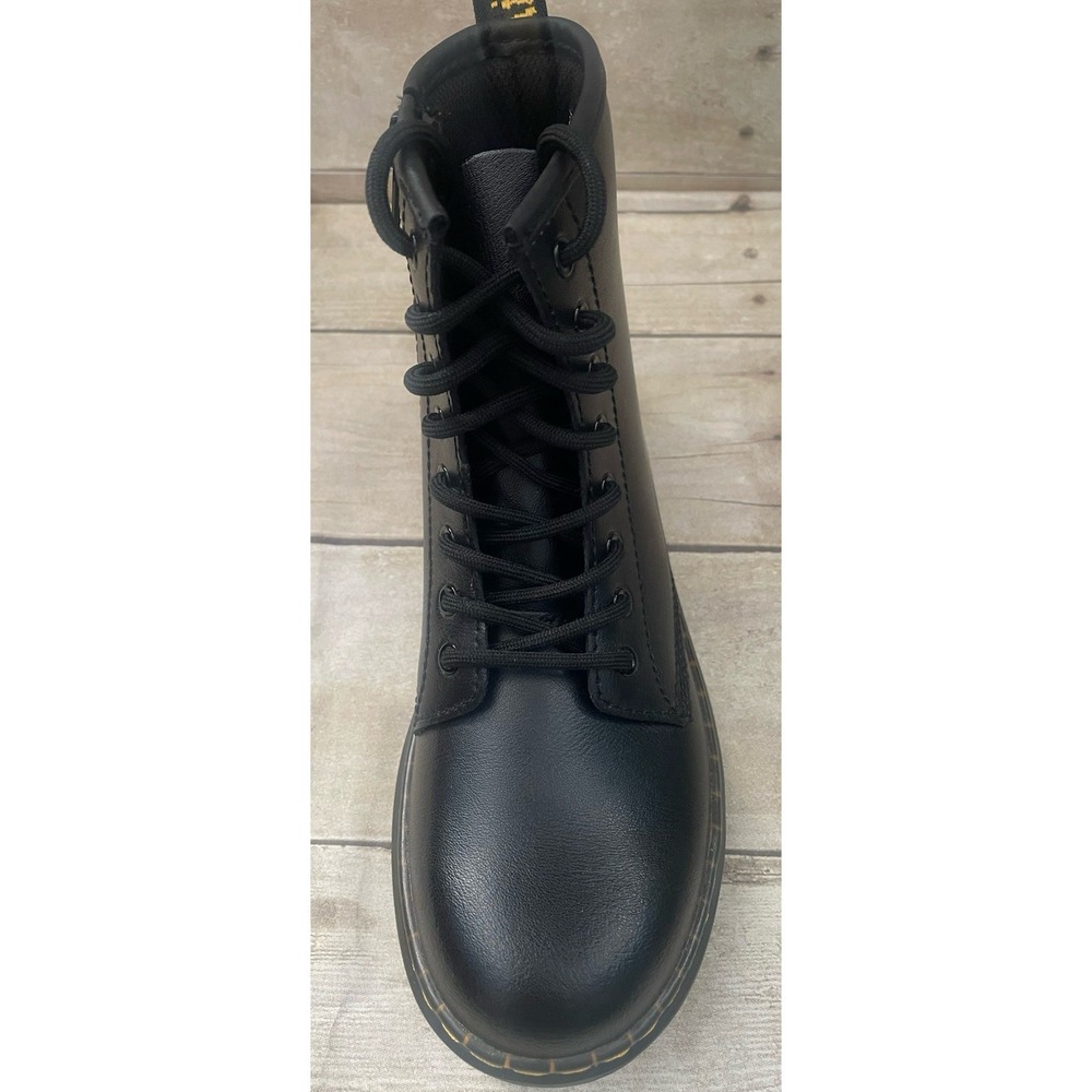 Dr. Martens Doc Youth Kids Side Zip Combat Boots Size 3 Black 1460J Single Shoe - Picture 2 of 5